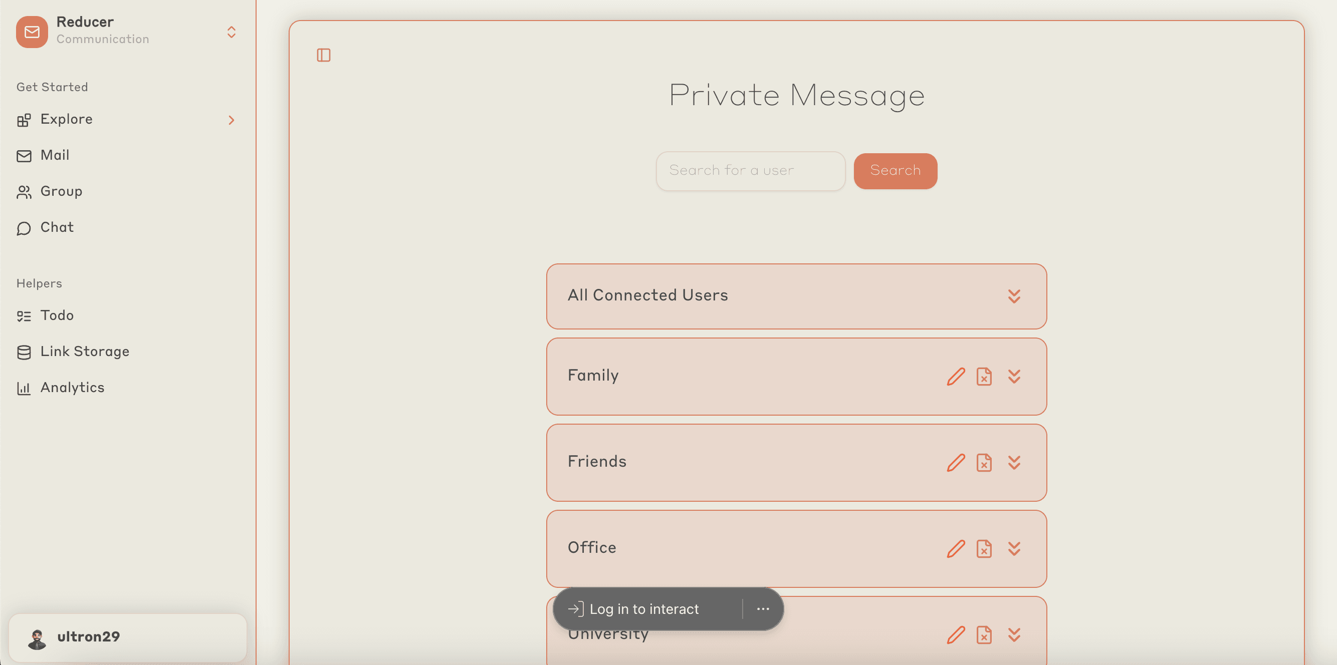 Integrated message system with task management features